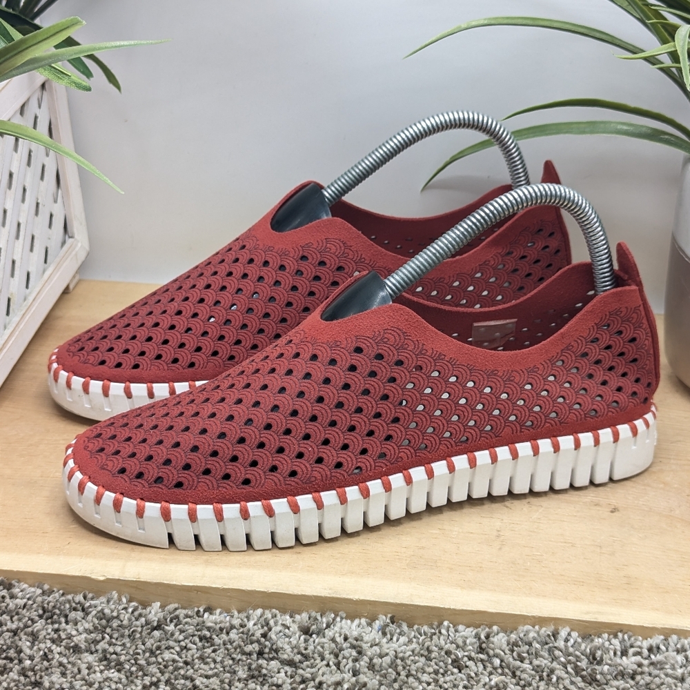 Ilse Jacobson Tulip Flat Women's Size 38 Casual Comfort Shoes